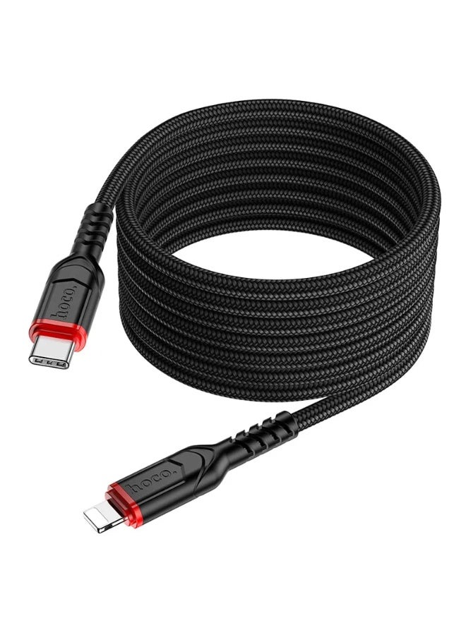 Hoco X59 Victory PD Fast Charging & Data Cable for iPhone (Lightning) – 2M Long, Power Delivery Support - Image 4